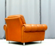 Armchair - Ottoman leather 1960