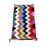 Moroccan Berber carpet Kilim Boucherouite 2.05x1.24m
