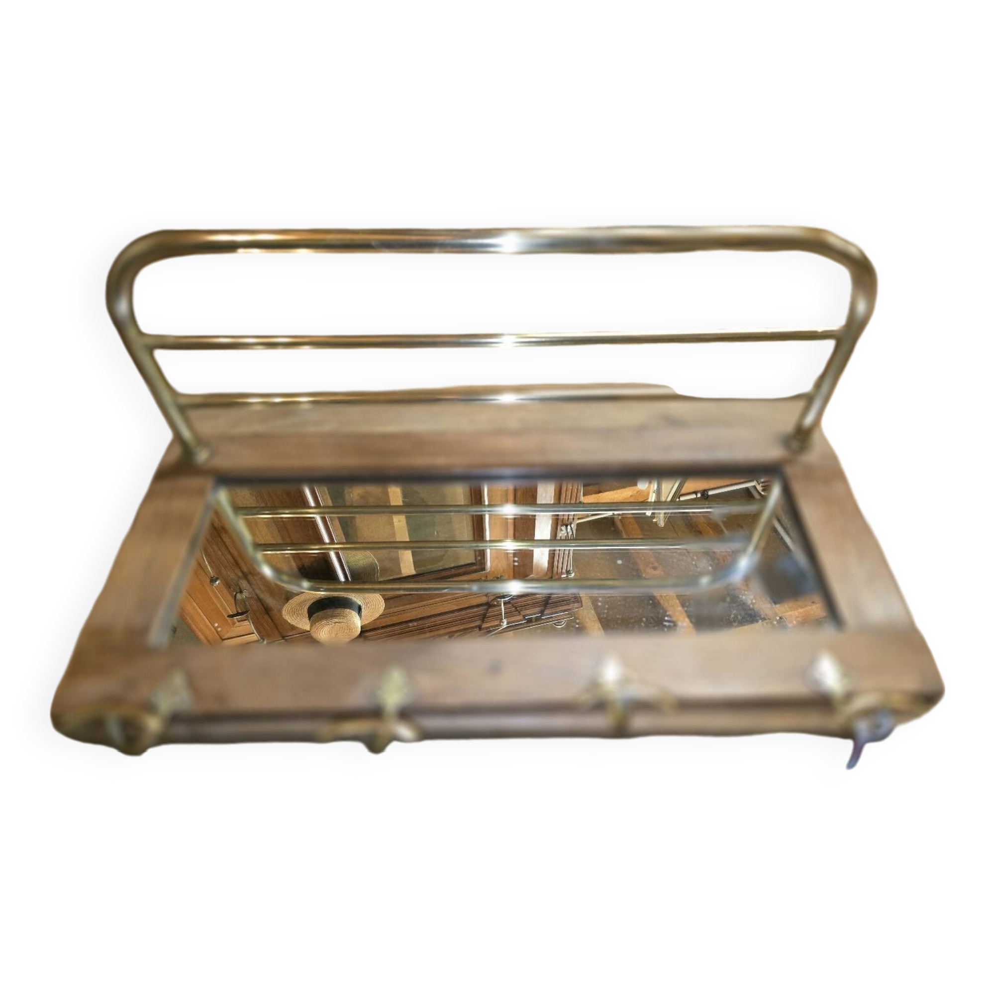 1950s wall coat rack