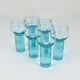 6 Chameleon Aperitif Glasses Sergio Asti, Arnolfo Di Cambio, Italy 1970