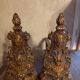 Gilded bronze candelabrum