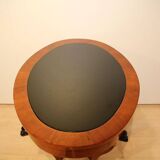 Biedermeier Cherry Veneer Gold-Leaf Center Table, Austria, 1820s