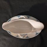 Sauciere XlXth in earthenware, stamped lille keller & guerin- luneville