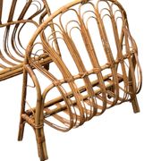 Lit corbeille en rotin pour enfant 1960