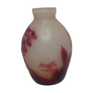 Vase d'époque art nouveau en verre