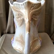 Slurry vase of salins les bains modele 7510 with a decor of kingfisher
