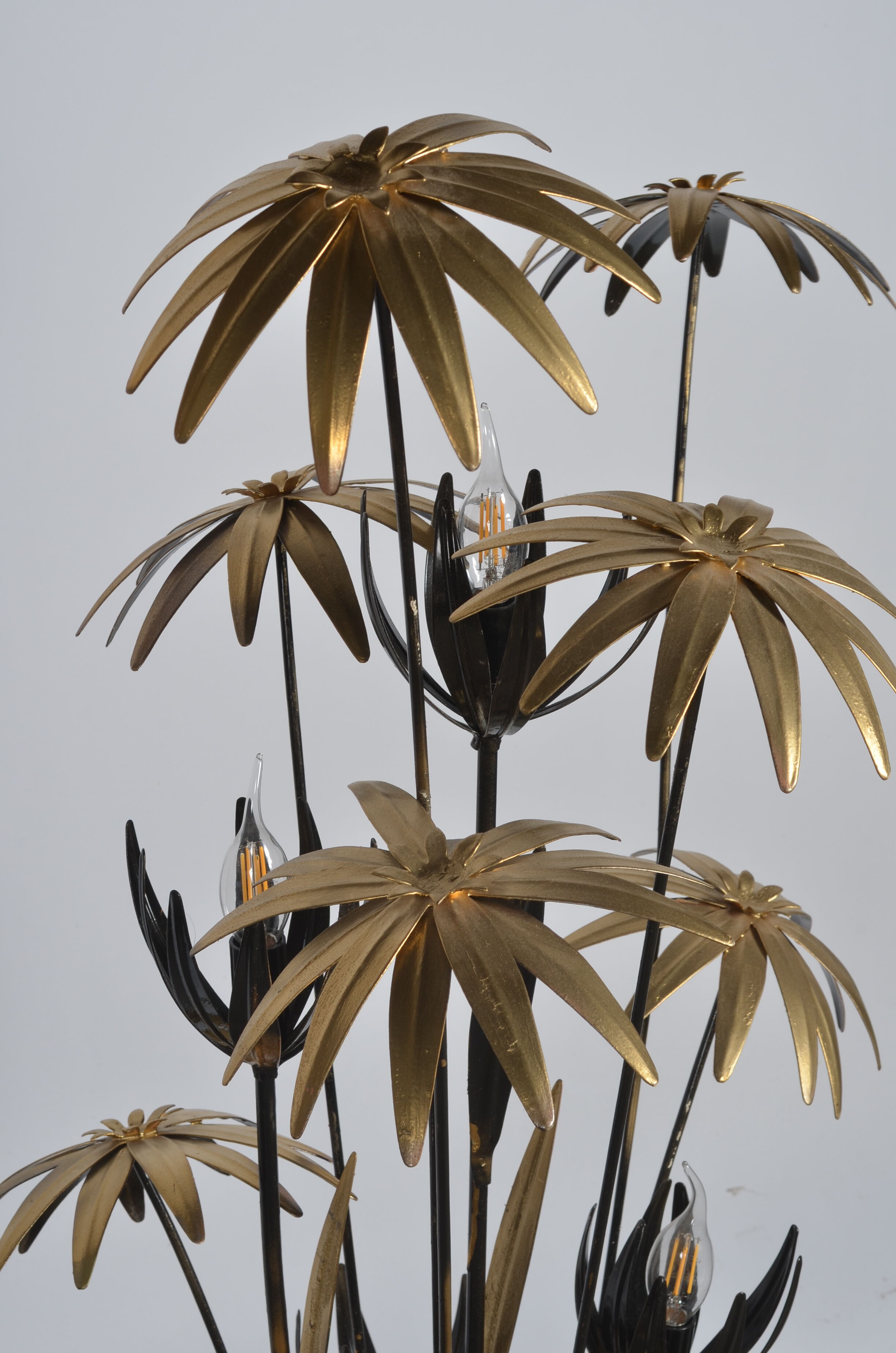 Lampadaire floral Hans Kogl pour Jansen 1970