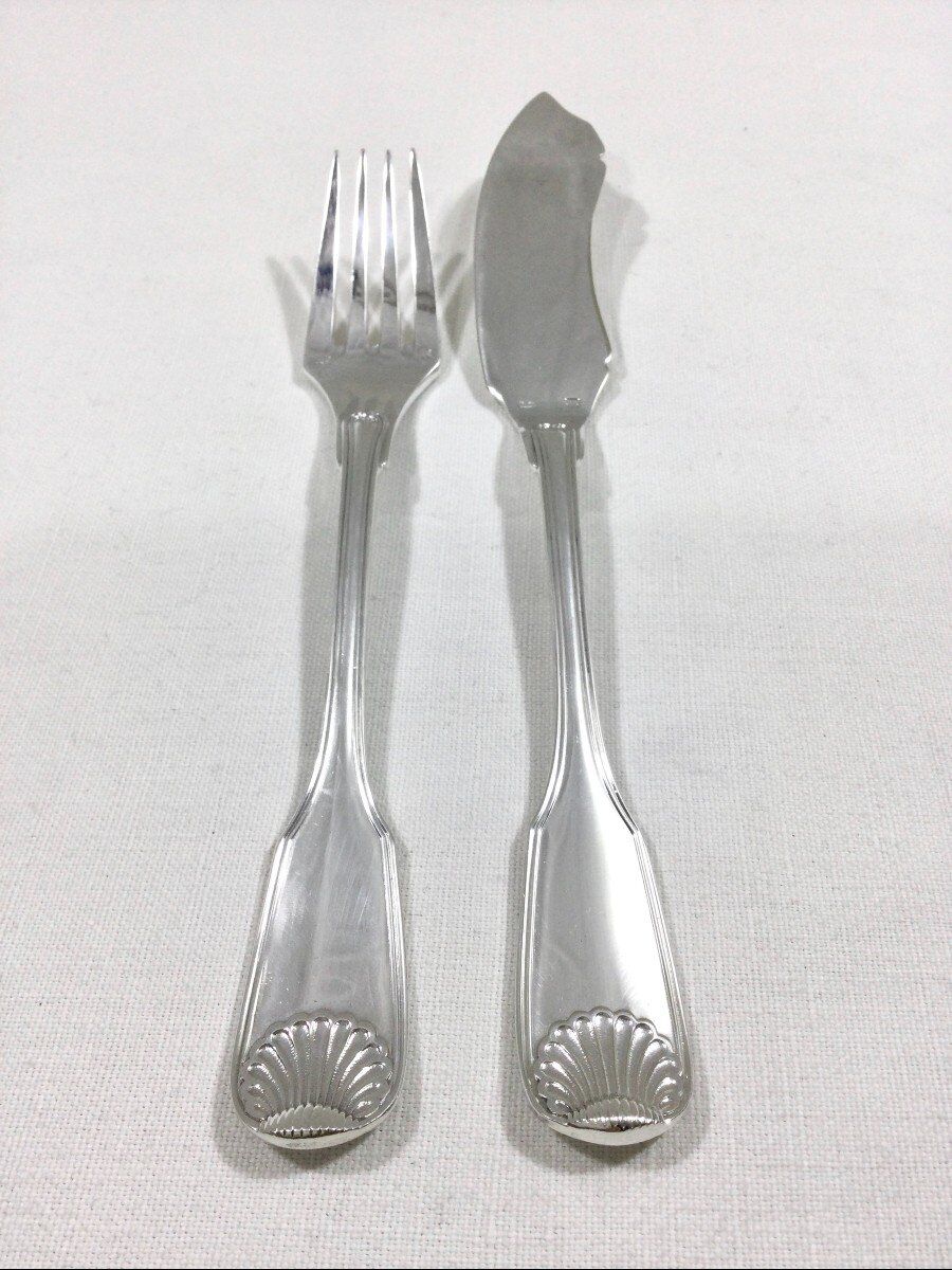 Cailar Bayard 12 Cutlery to Fish Shell