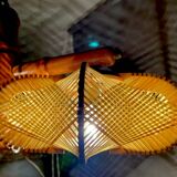 Rustic wooden chandelier