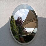 Miroir vintage galvorame metalvetro 1960