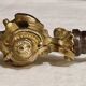 Bronze Gilt and Iron Fireplace Tool Set from the 19th Century