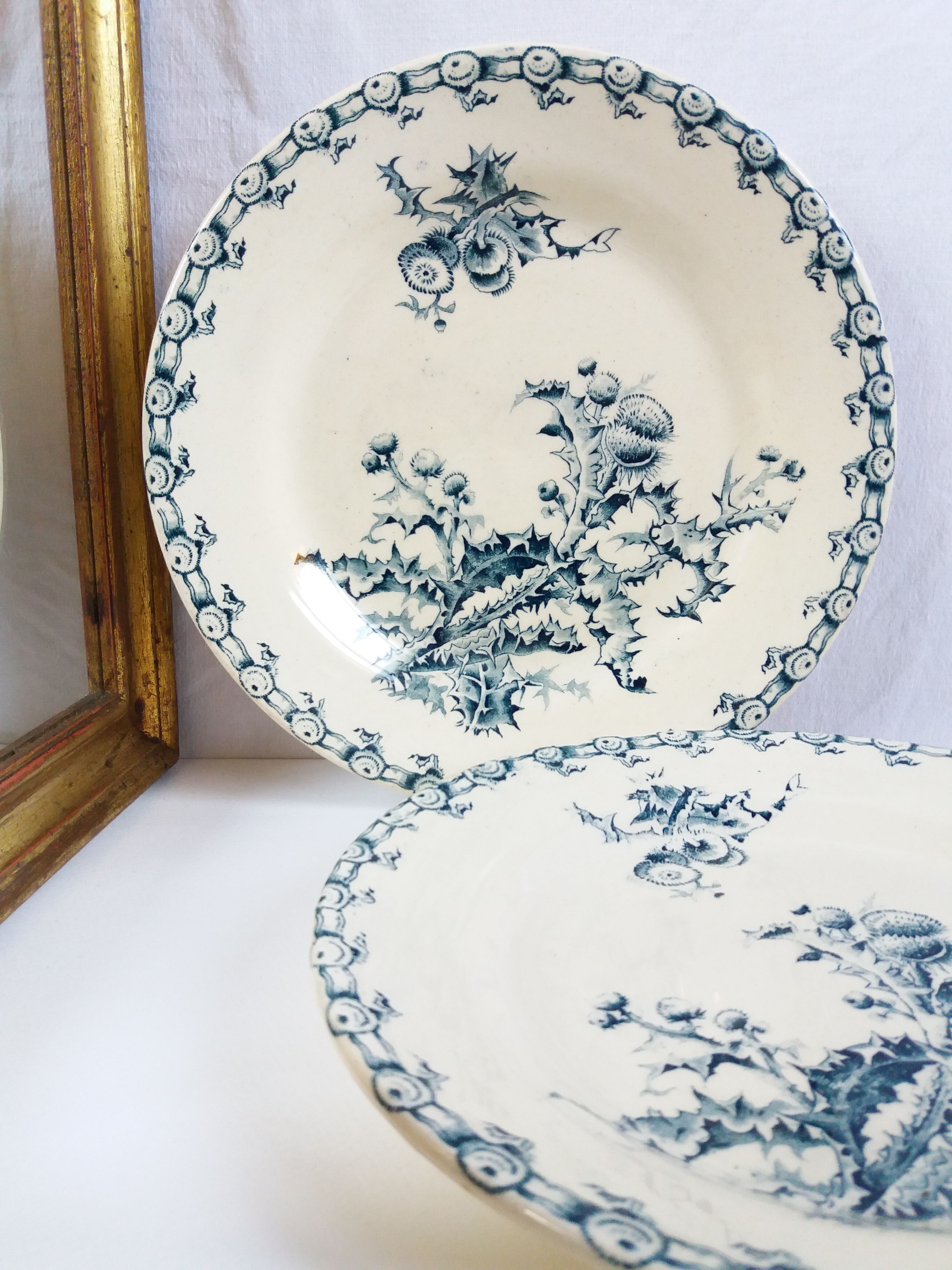 Pair of Chardons plates