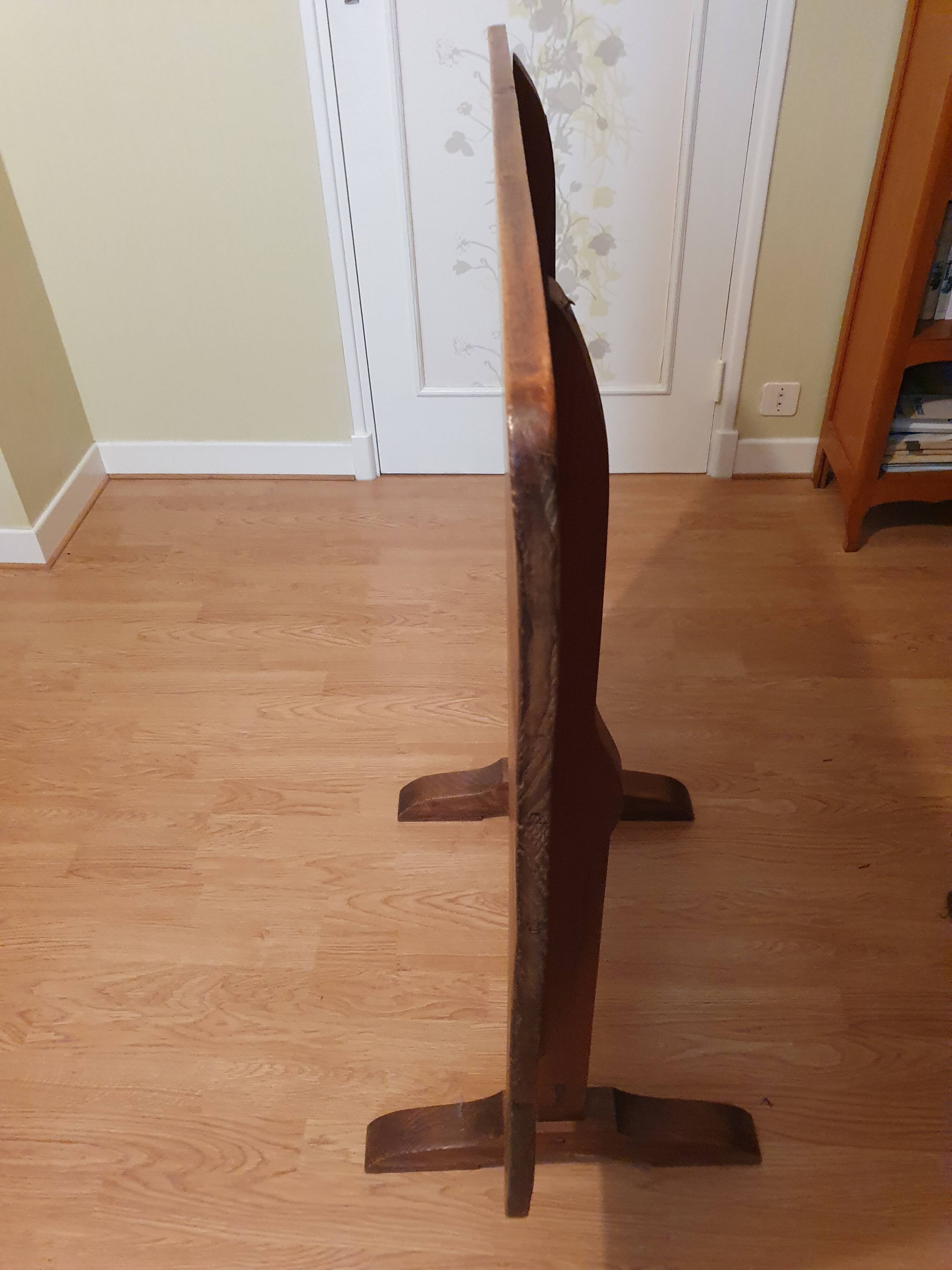 Table lyre pliante dite de vigneron