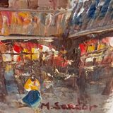 Tableau rue de Paris