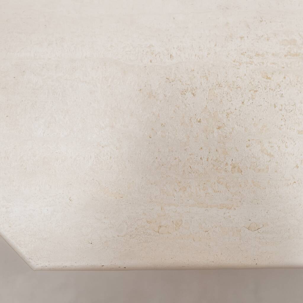 Vintage travertine coffee table