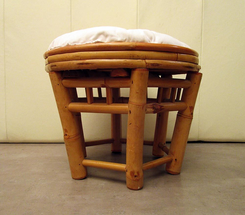 Vintage bamboo tab with cushion