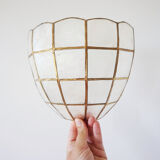 Mother-of-pearl shell shape wall lamp
