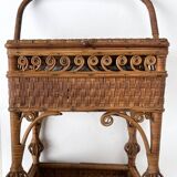 19th century rattan worker