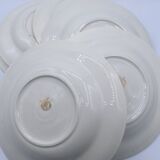 6 plates Moulin des Loups Imperia hollow