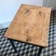Table d'appoint en bois et noir
