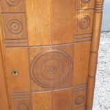 Oak art deco sideboard