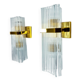 Pair of wall lights from Sciolari for Lightolier, Italy, 1970