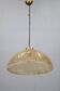 1970s Glass Pendant Light , Italy