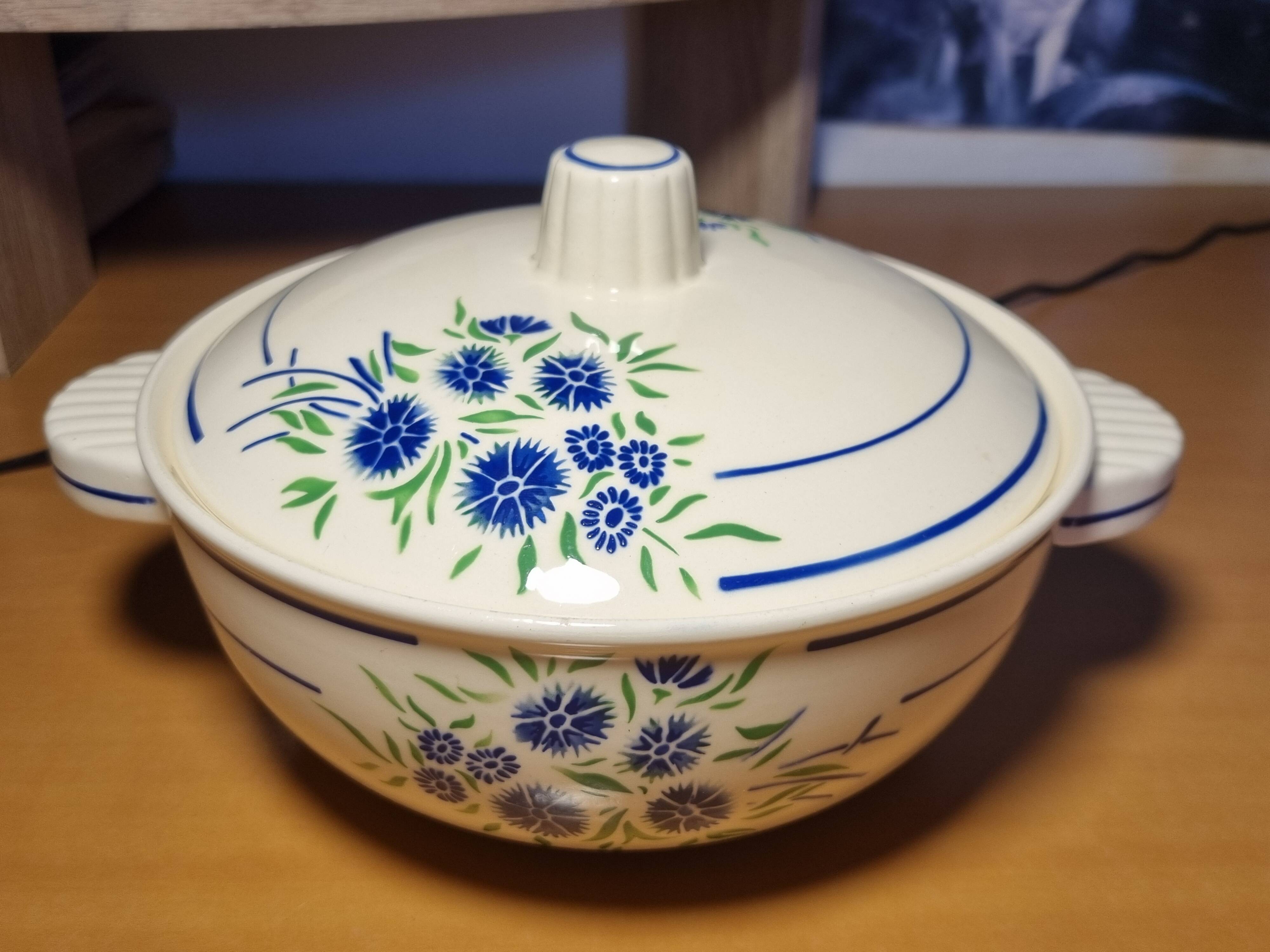 Vintage Badonviller soup tureen or vegetable dish, Francine model