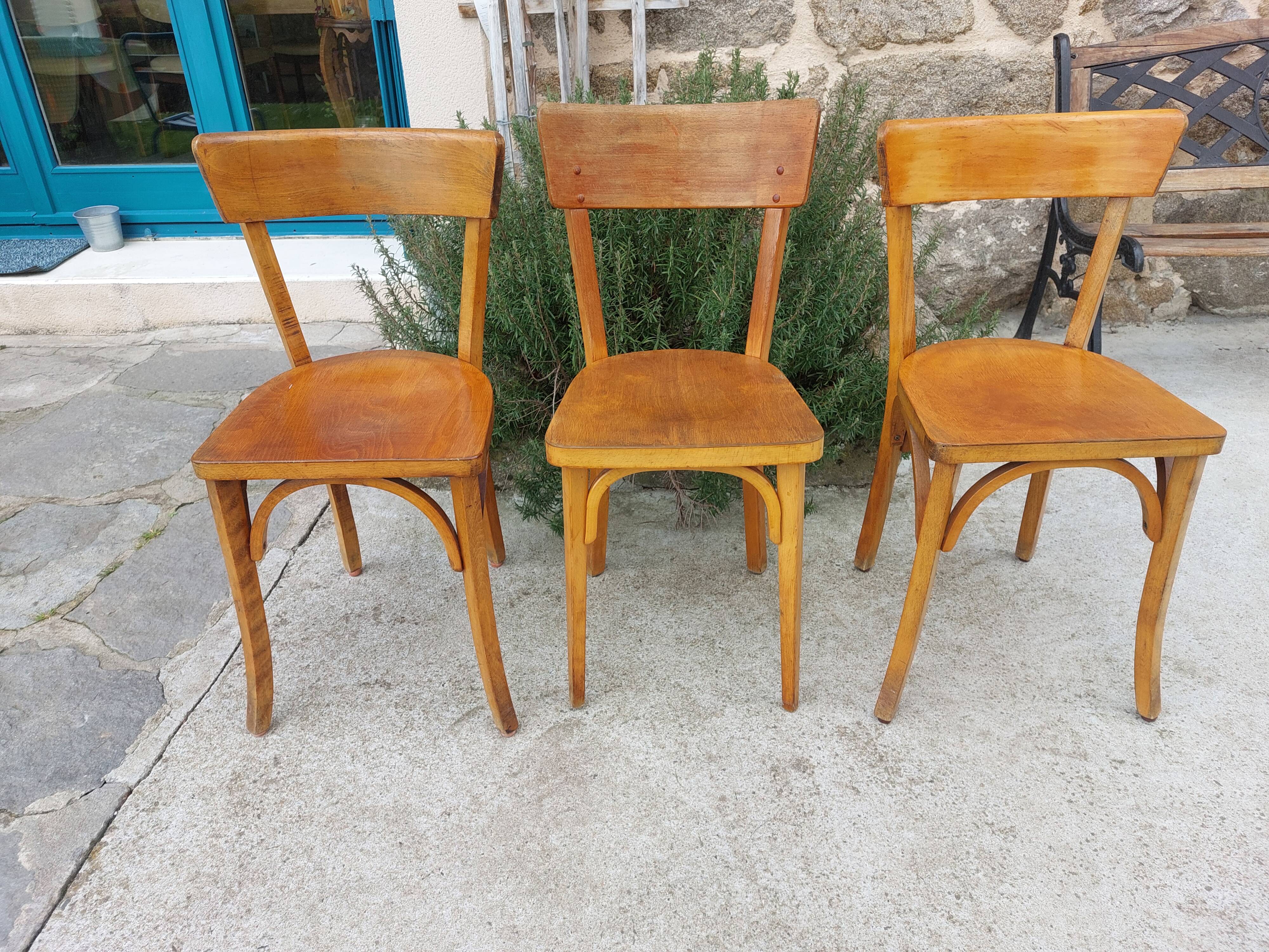 3 Luterma bistro chairs