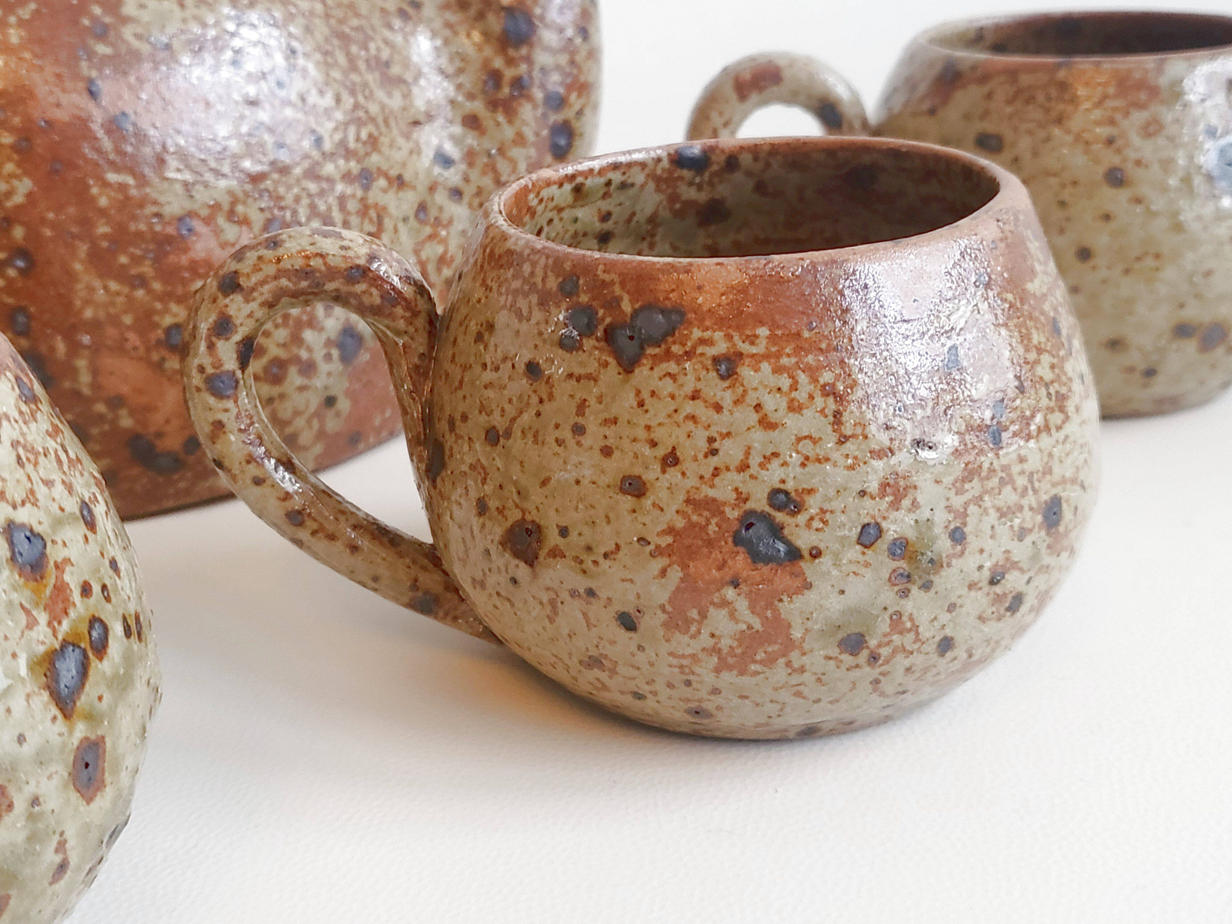 Vintage stoneware coffee service 1970