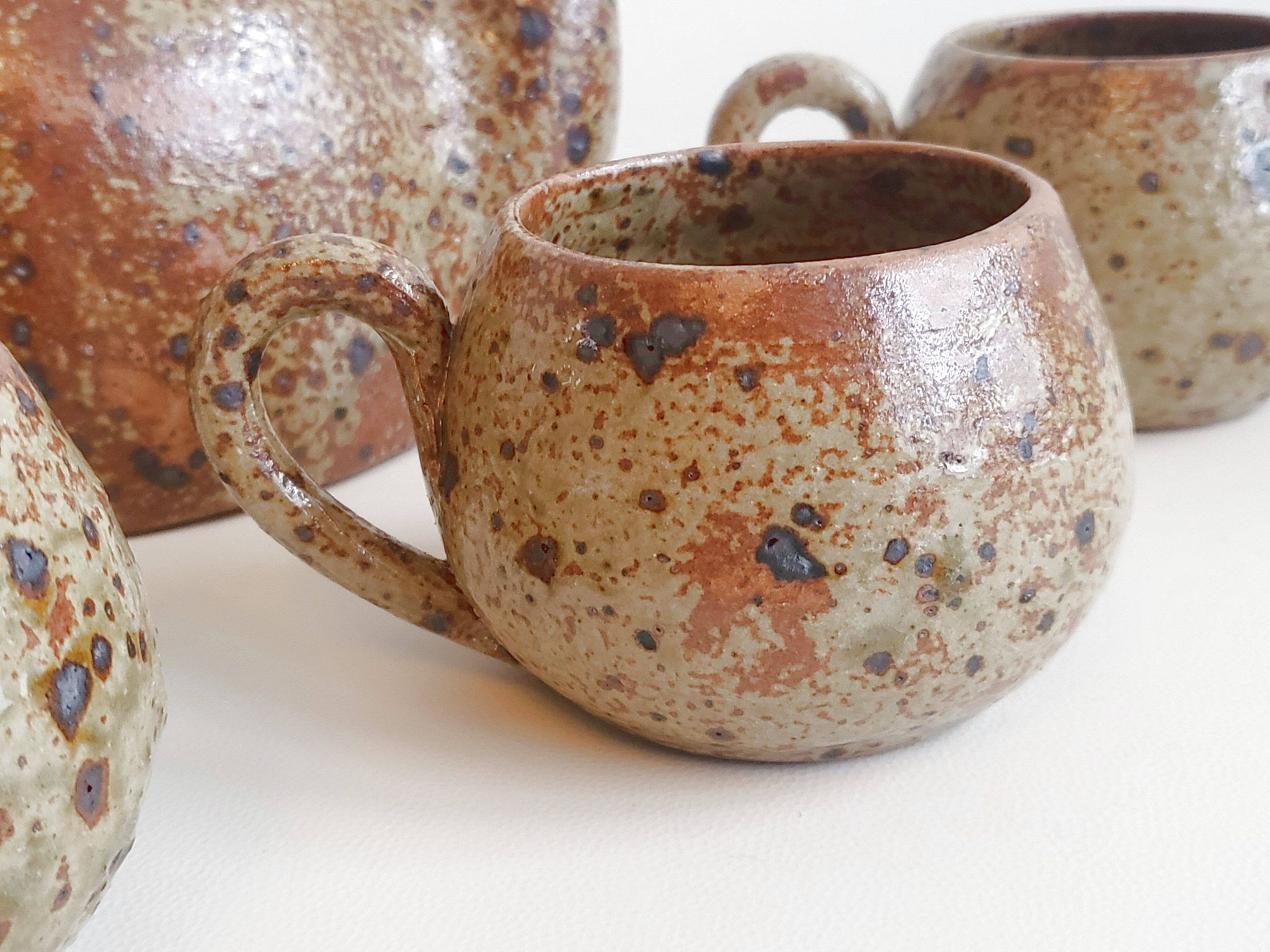 Vintage stoneware coffee service 1970