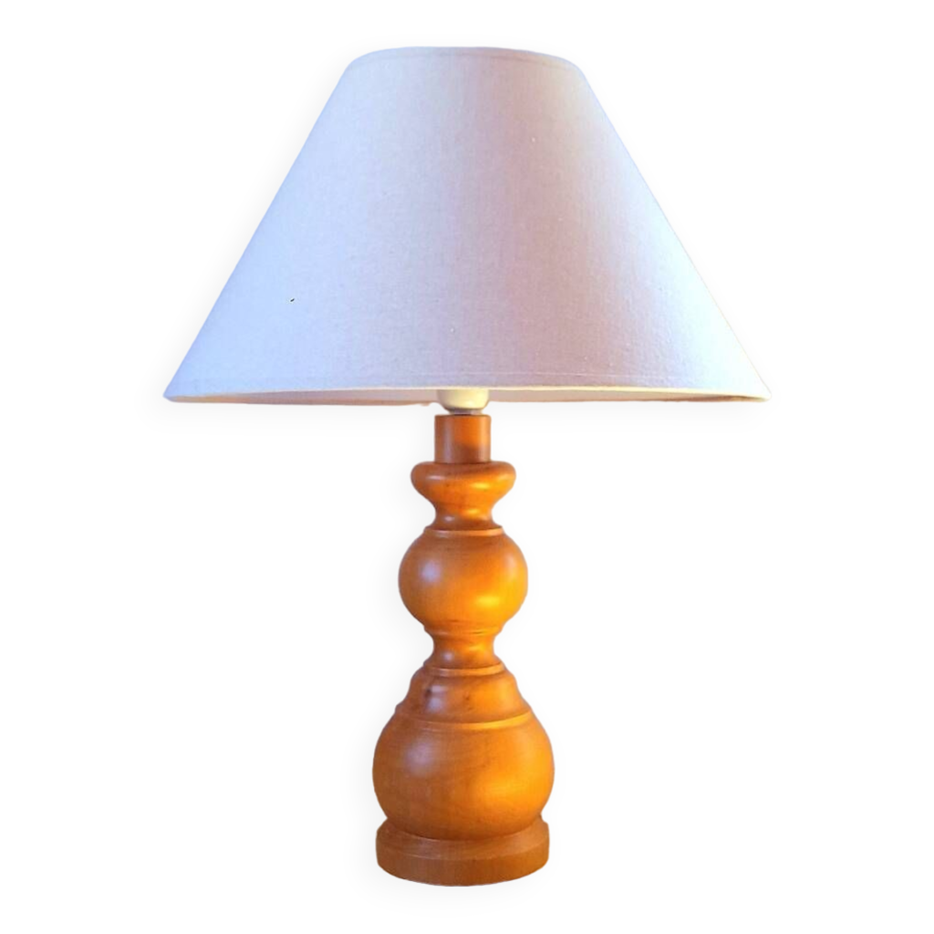 Lampe En Bois Tourné