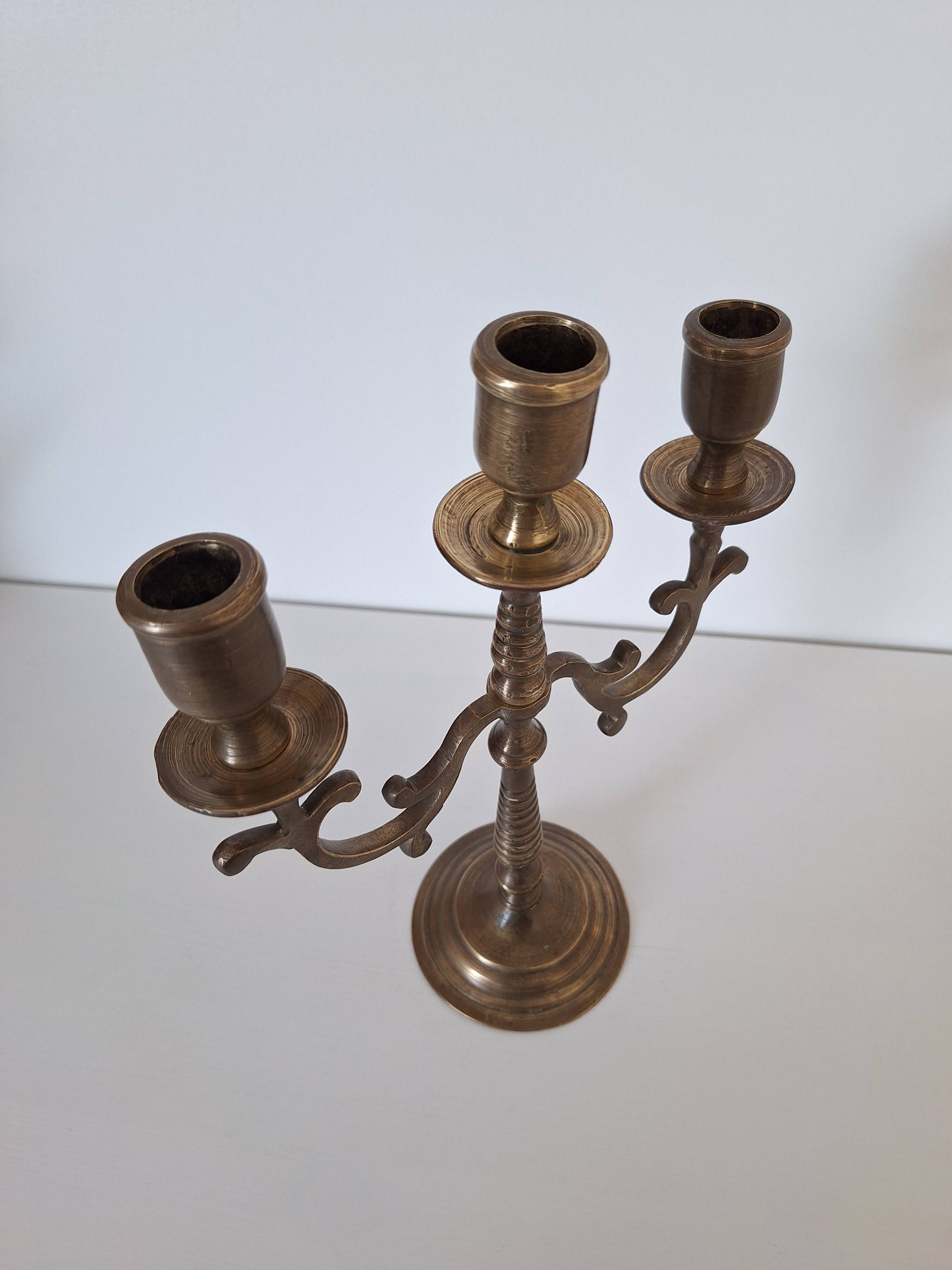 Vintage brass candlestick