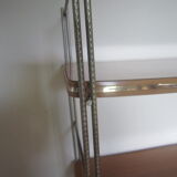 Shelf wood and formica golden string