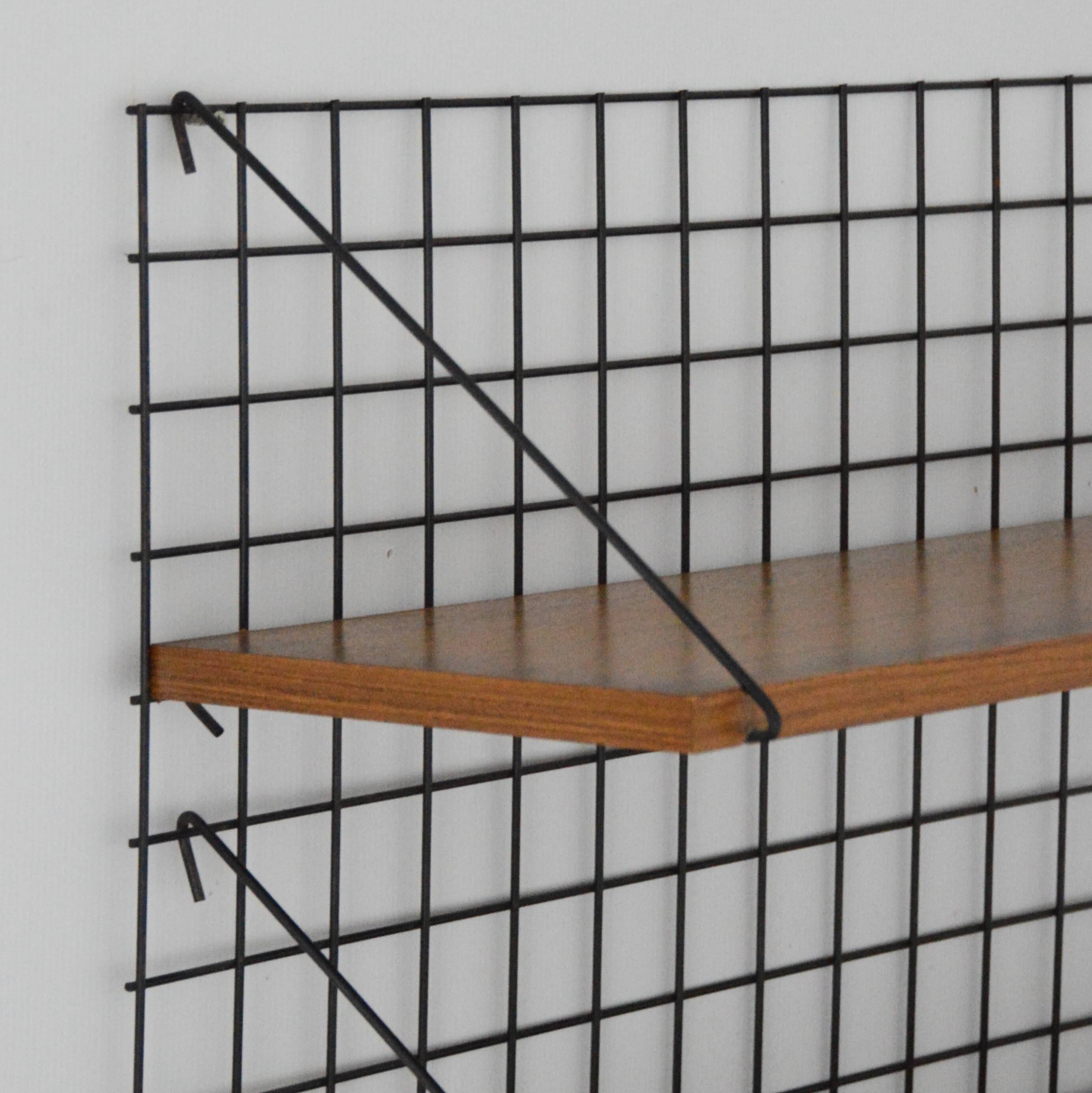 Meca wall shelf model by Pierre Guariche for Meurop, 1950s