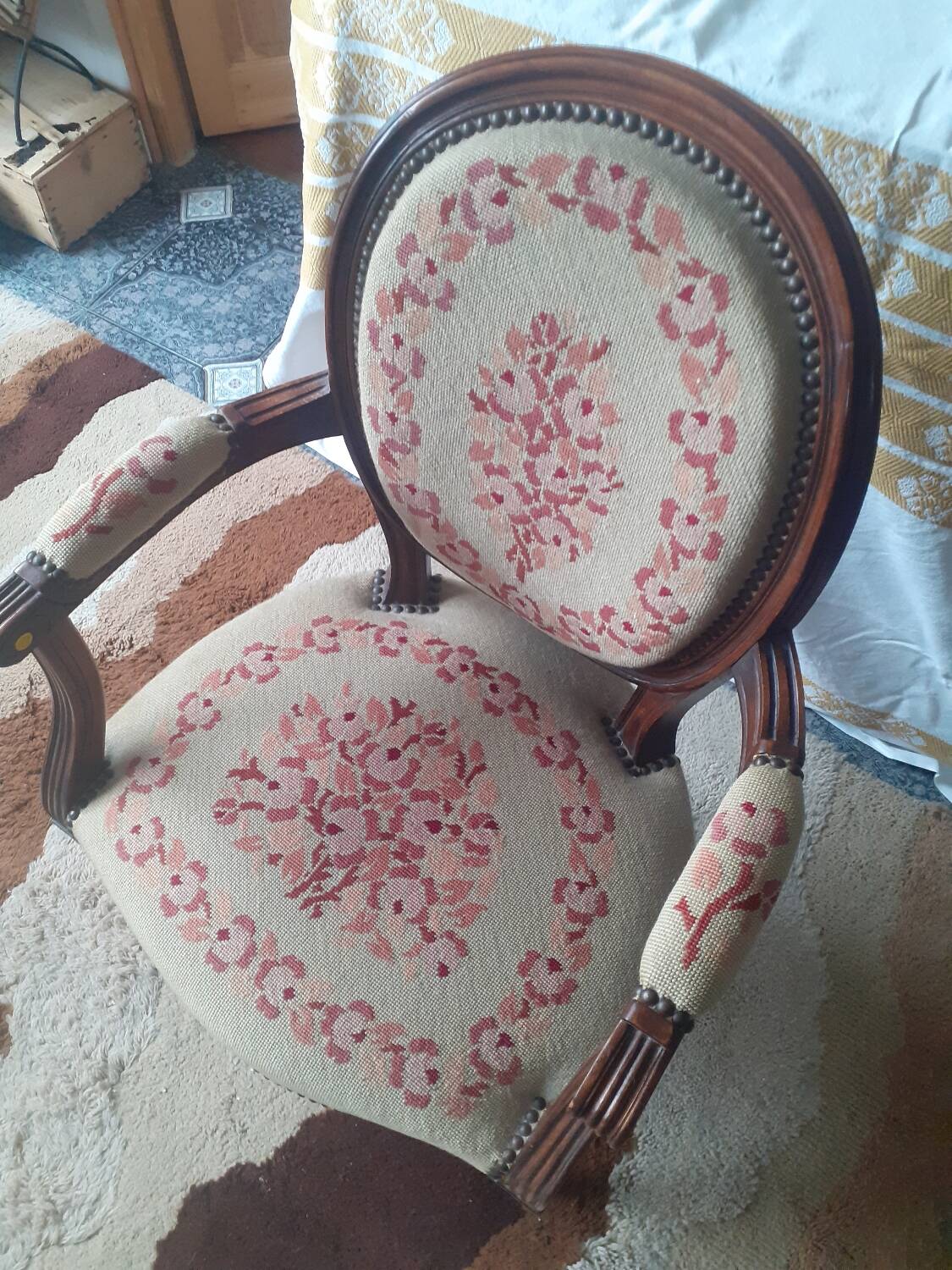 Louis XVI style armchair