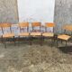 Old vintage school chairs Mullca 511