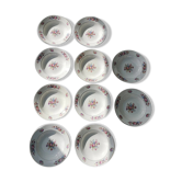 Service de 10 assiettes creuses de Sarreguemines
