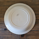 Plat rond creux Choisy Le Roi HBC modèle Vernon motif de roses