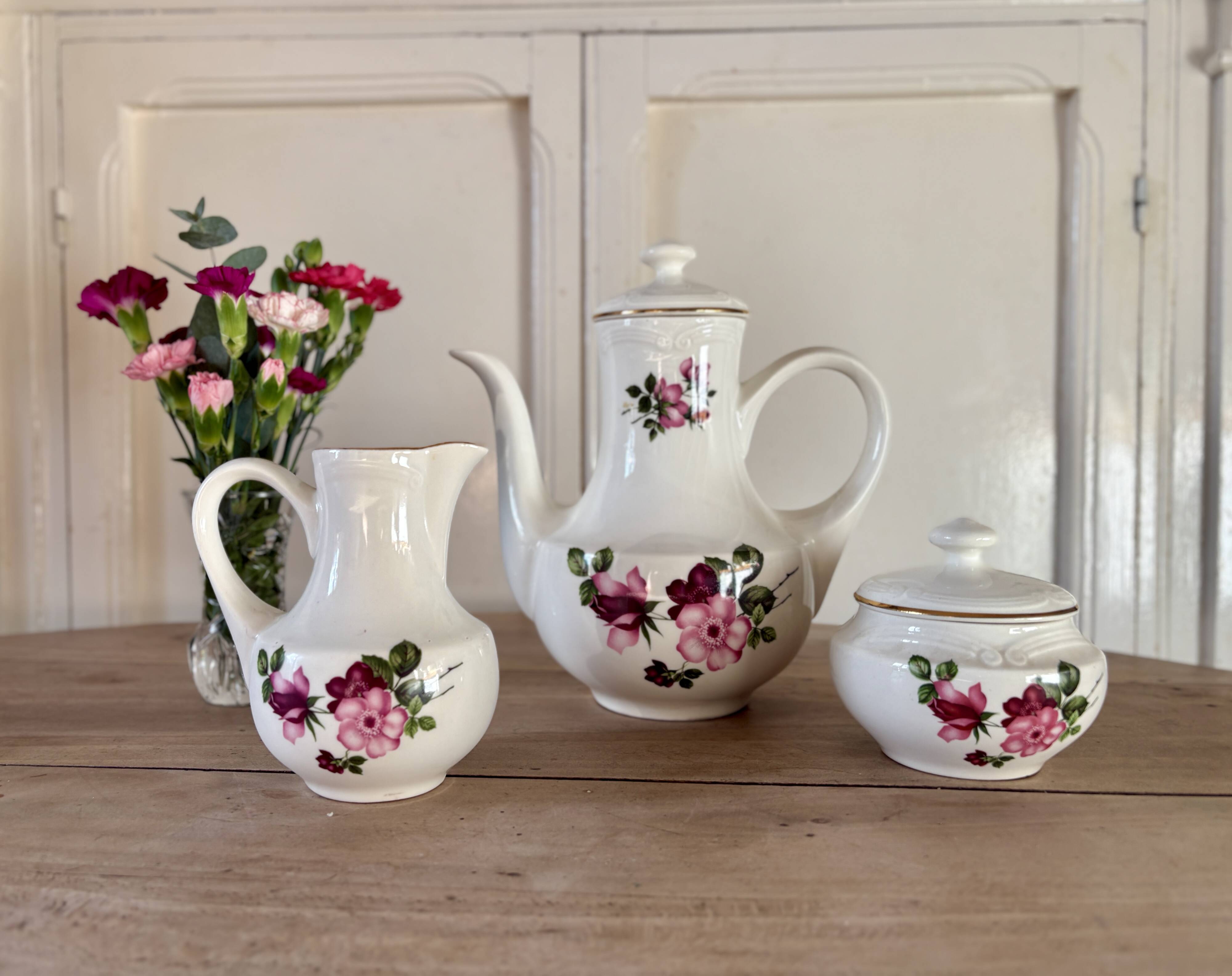 Vintage tea or coffee set - Chinon de Gien model