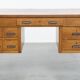 Bureau Art Déco en chêne ancien du début du XXe siècle