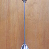 Art Deco hanging lamp with frosted glass shade