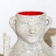 Anthropomorphic ceramic vase by Francis Triay, 60s