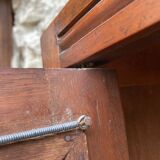 Vintage glass-fronted cabinet