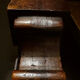 Table basse acajou et cuir  XIX eme