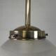 Art Deco pendant light with 12-sided glass ball, 1930s
