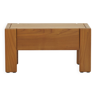 Solid wood (elm) bedside table / end table, vintage Regain circa 1980