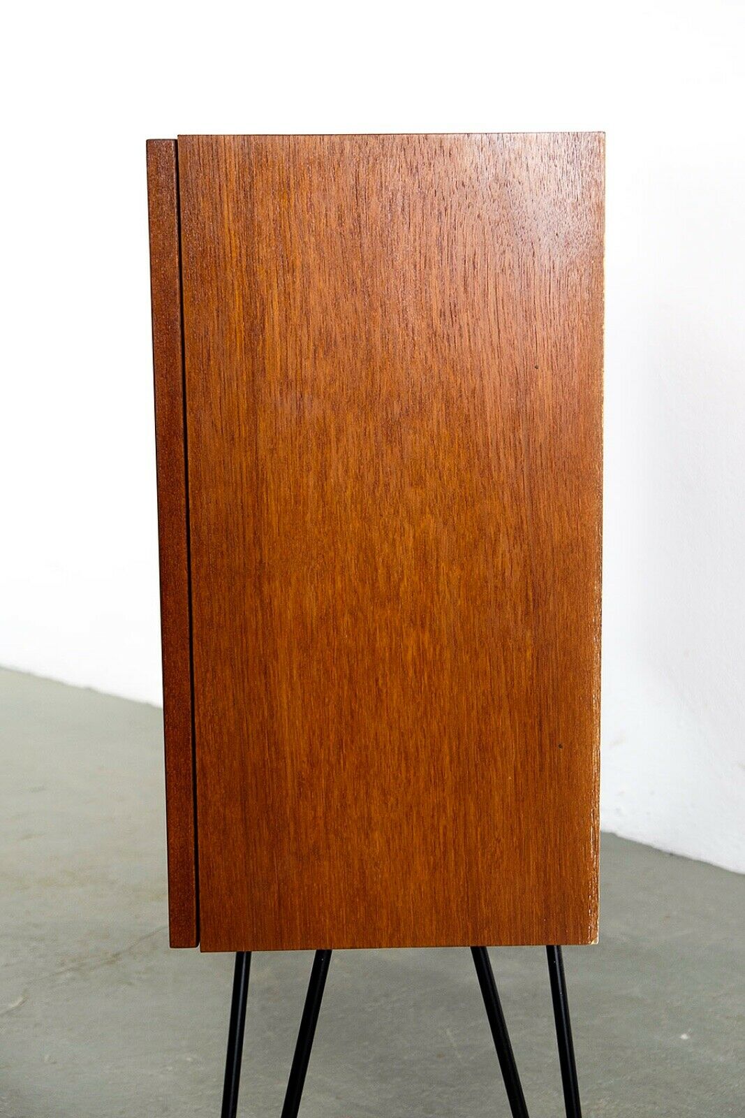 Vintage teak shopping shop window shelf 60s