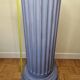 Monumental Ionic column foot in painted wood, 96 cm