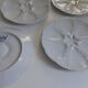 Oyster plates vintage white porcelain Ocean Cnd France